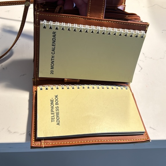 Dooney & Bourke tan crossbody bag.  A lot of space for credit cards & more. - Picture 8 of 8